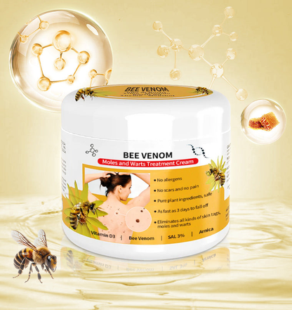 Bee Venom Mole and Wart Treatment Cream(👨‍⚕AAD RECOMMENDS)